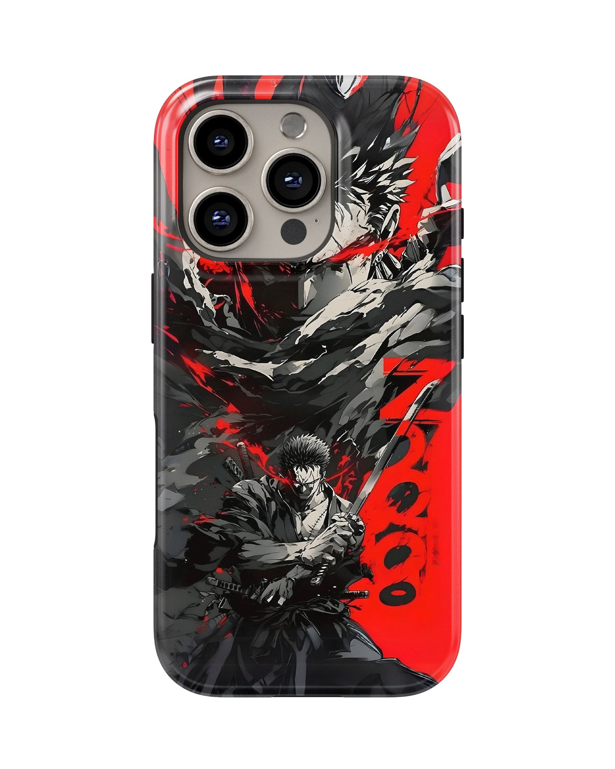 iPhone 16 Pro Max Tank Case | Anime (Shadow Warrior)