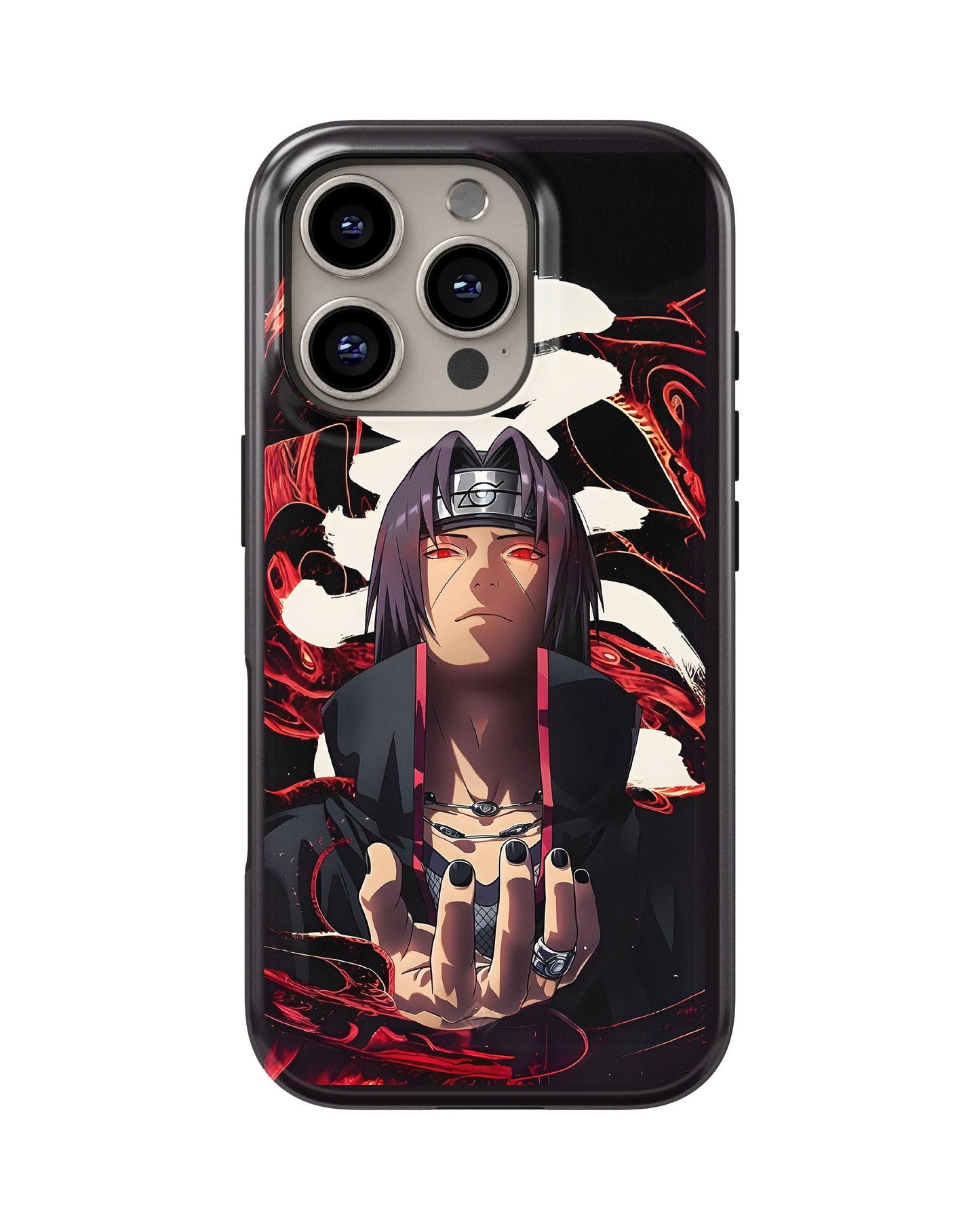 iPhone 16 Pro Max Tank Case | Anime (Silent Itachi)