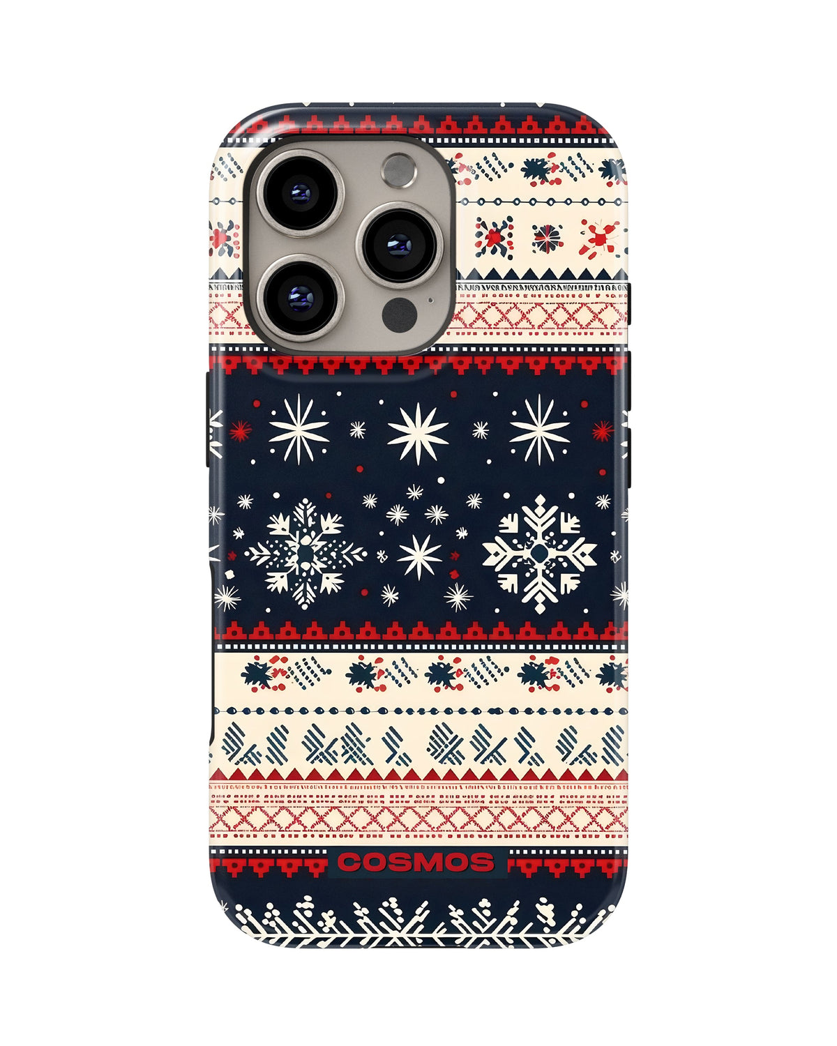 iPhone 16 Pro Max Tank Case | Textures (Snowfall Classic)