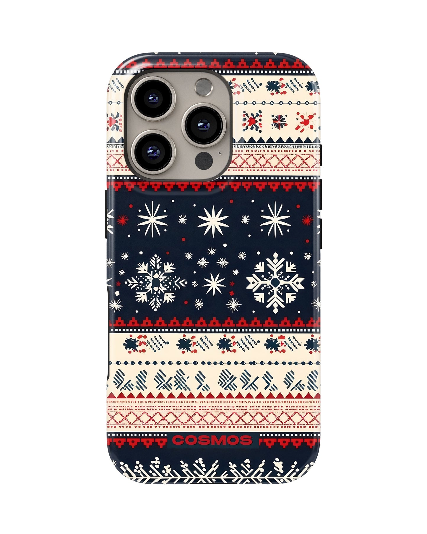 iPhone 16 Pro Max Tank Case | Textures (Snowfall Classic)