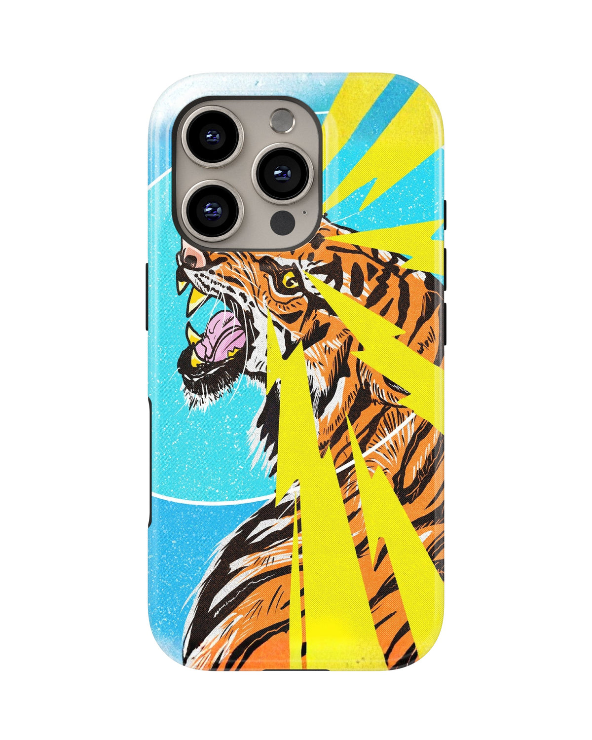 iPhone 16 Pro Max Tank Case | Modernism (Thunder Roar)