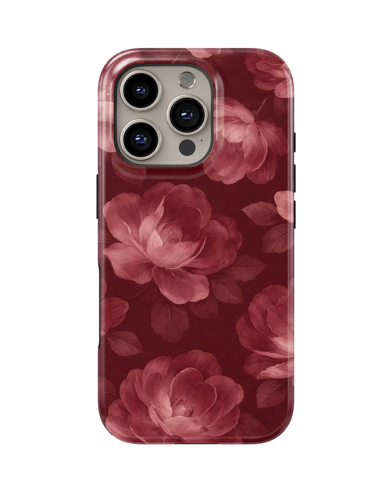 iPhone 16 Pro Max Tank Case | Girls Aesthetics (Velvet Bloom)