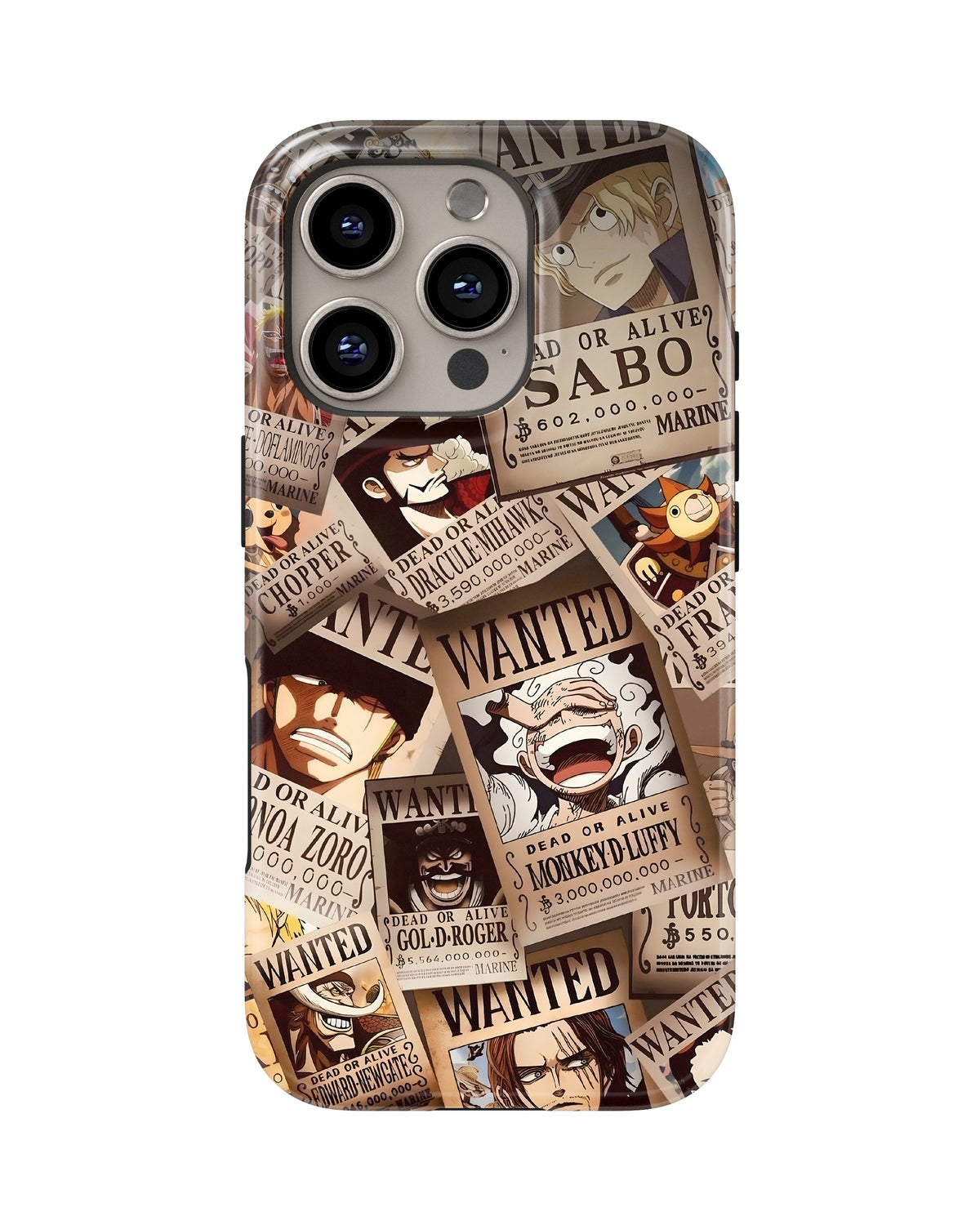 iPhone 16 Pro Tank Case | Anime (Wanted Luffy)