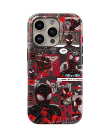 iPhone 16 Pro Max Tank Case | Superhero (Web Chaos)