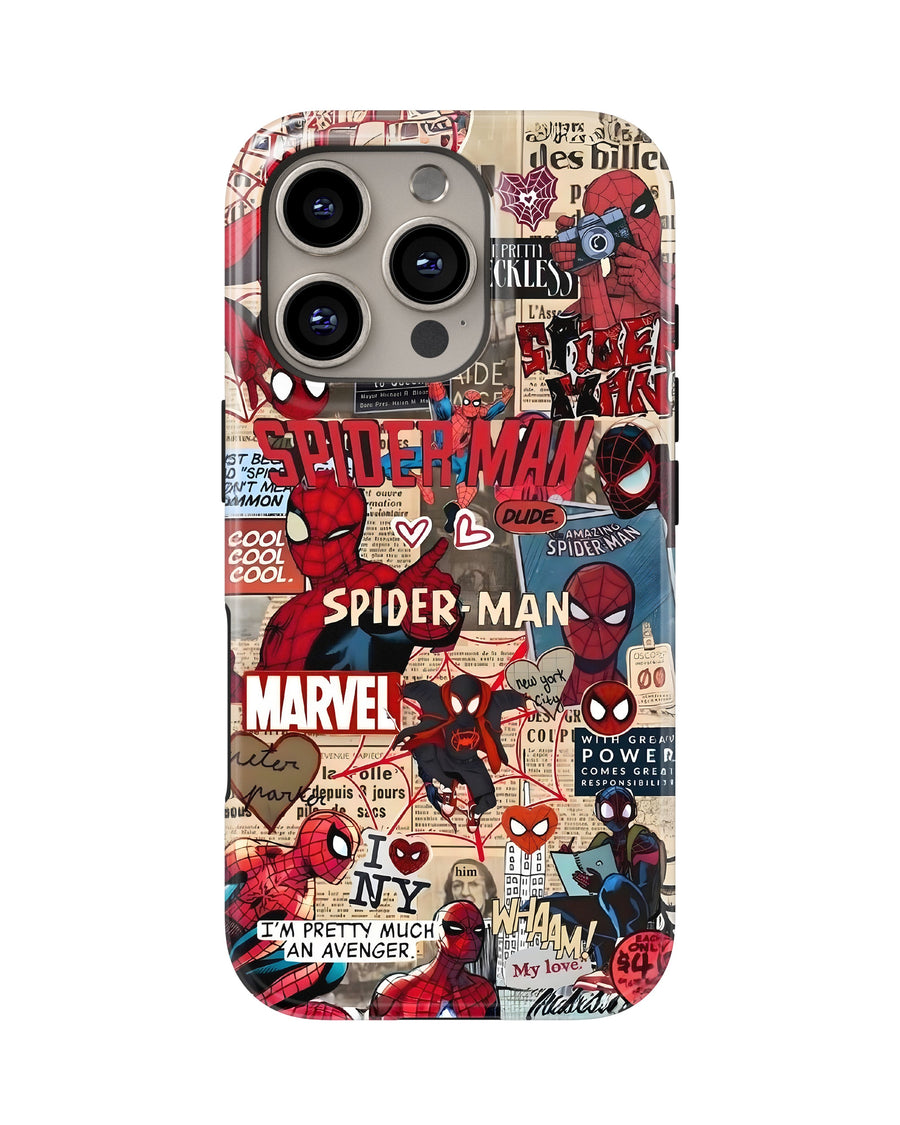 iPhone 16 Pro Max Tank Case | Superhero (Web Diaries)