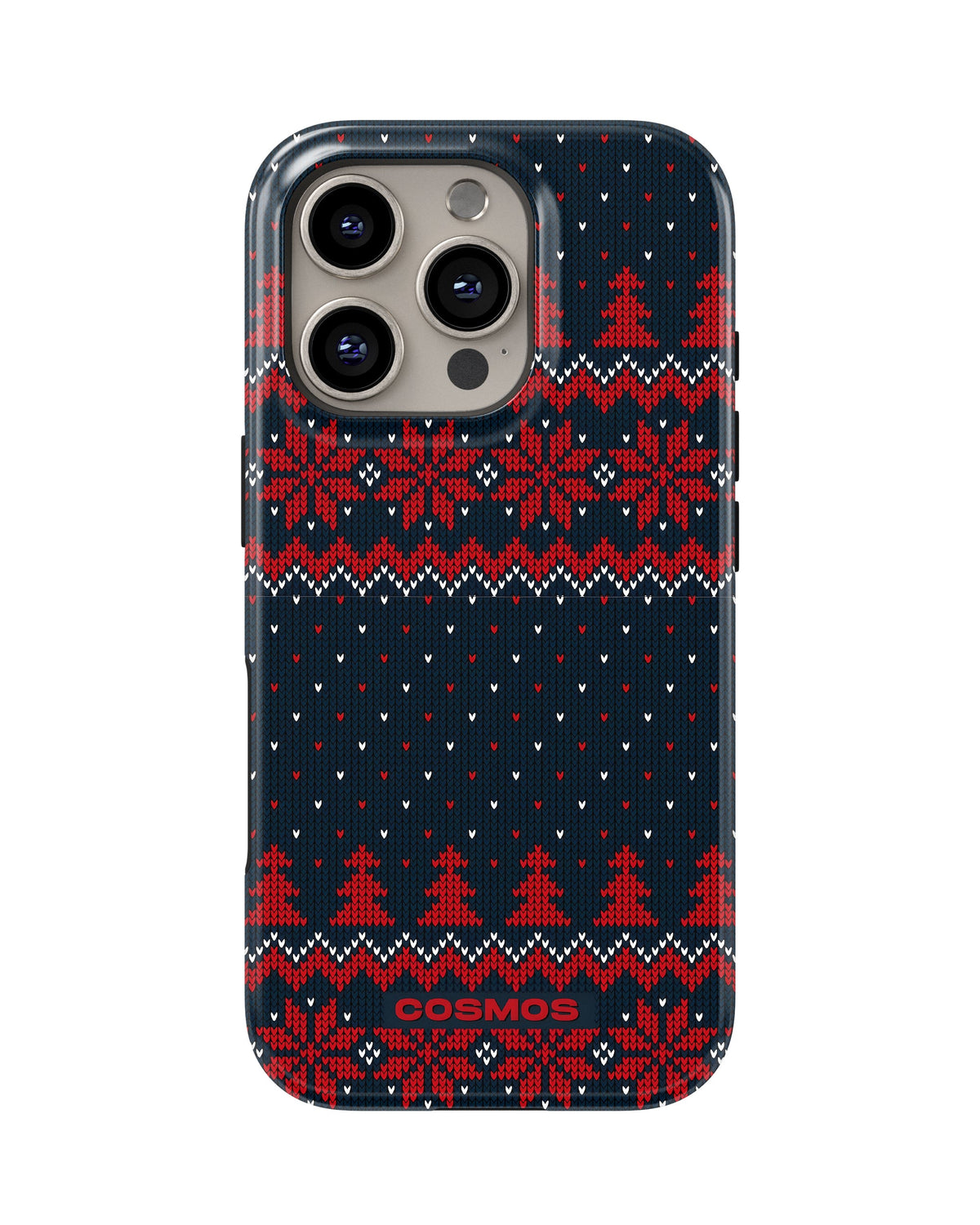 iPhone 16 Pro Tank Case | Textures (Winter Pines)