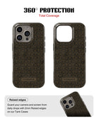 iPhone 16 Pro Max Tank Case | Textures (Antique Fleur)
