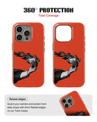 iPhone 16 Pro Tank Case | Modernism (Burning Hand)