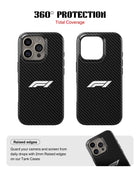 iPhone 16 Pro Tank Case | Formula 1 (Carbon Grid)