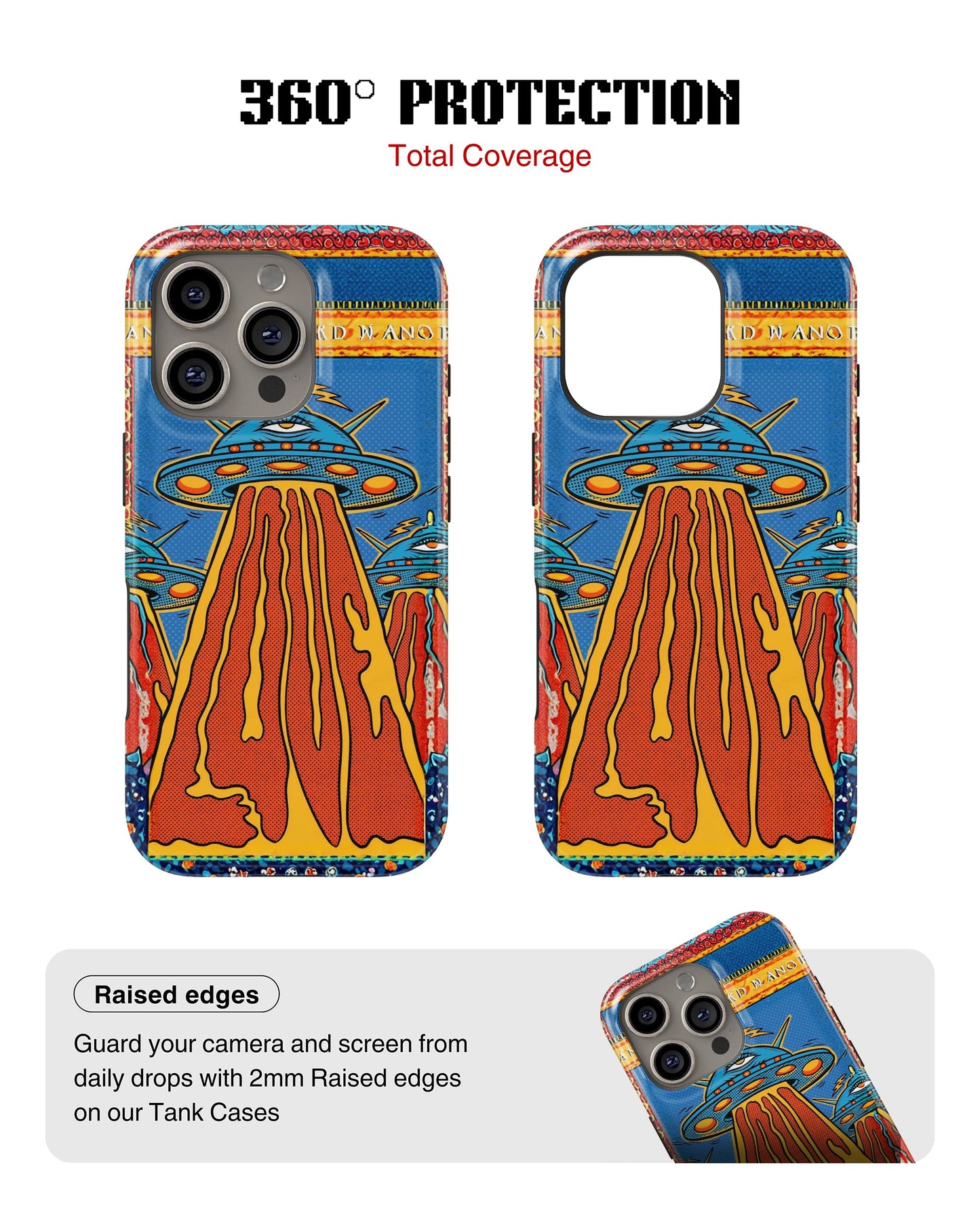 iPhone 16 Pro Tank Case | Modernism (Cosmic Invasion)