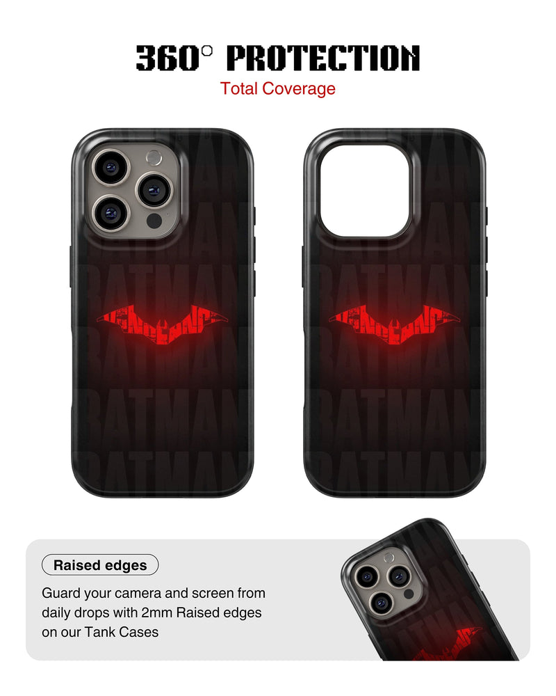 iPhone 16 Pro Max Tank Case | Superhero (Crimson Signal)