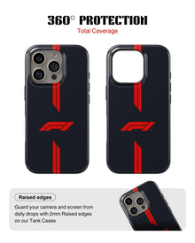 iPhone 16 Pro Max Tank Case | Formula 1 (F1 Grid)