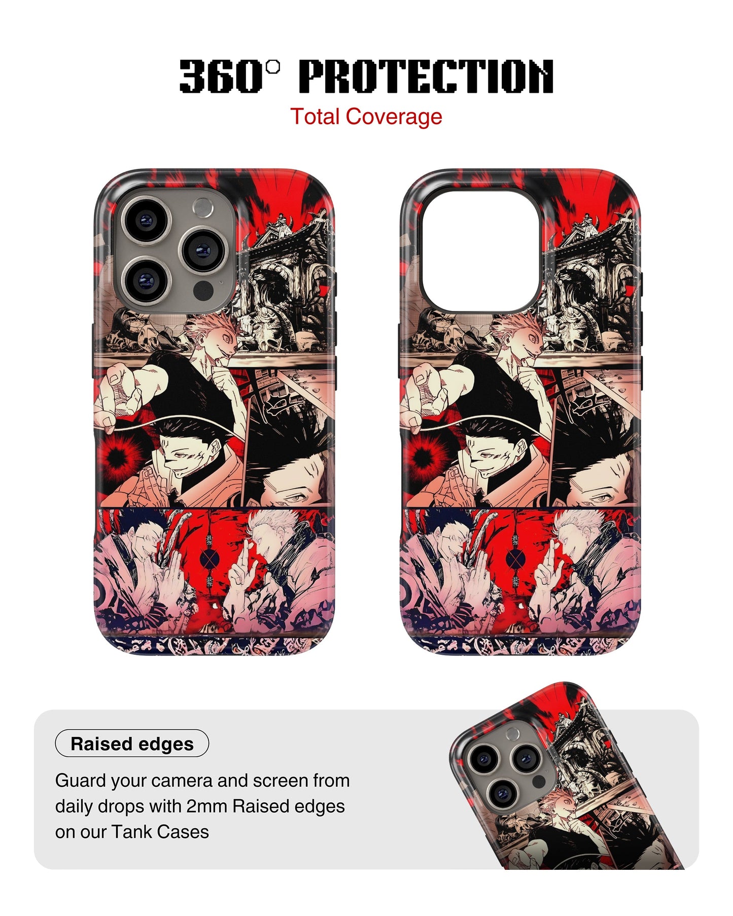 iPhone 16 Pro Max Tank Case | Anime (Gojo vs Sukuna)
