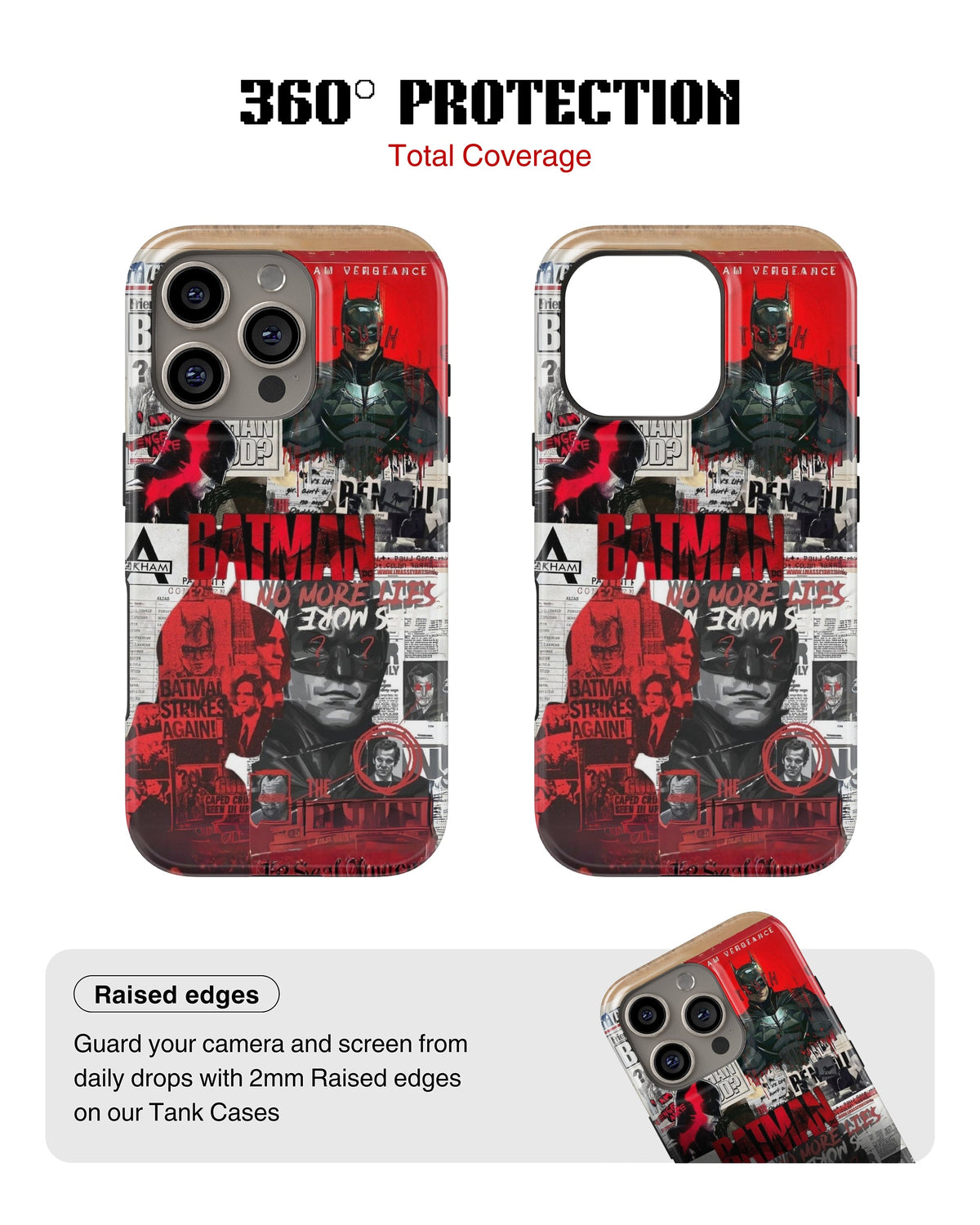 iPhone 16 Pro Tank Case | Superhero (Gotham Files)