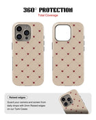 iPhone 16 Pro Tank Case | Girls Aesthetics (Heart Lattice)