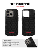 iPhone 16 Pro Max Tank Case | Textures (Hex Core)