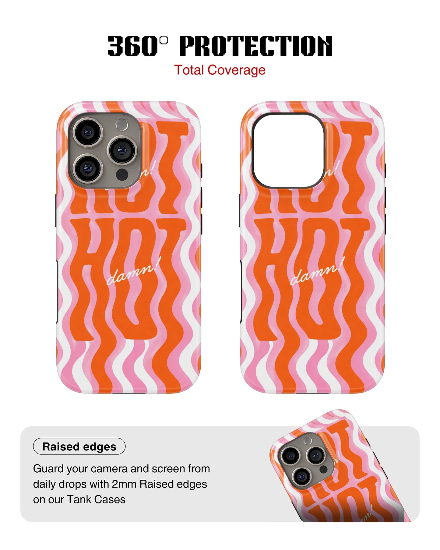 iPhone 16 Pro Tank Case | Girls Aesthetics (Hot Wave)