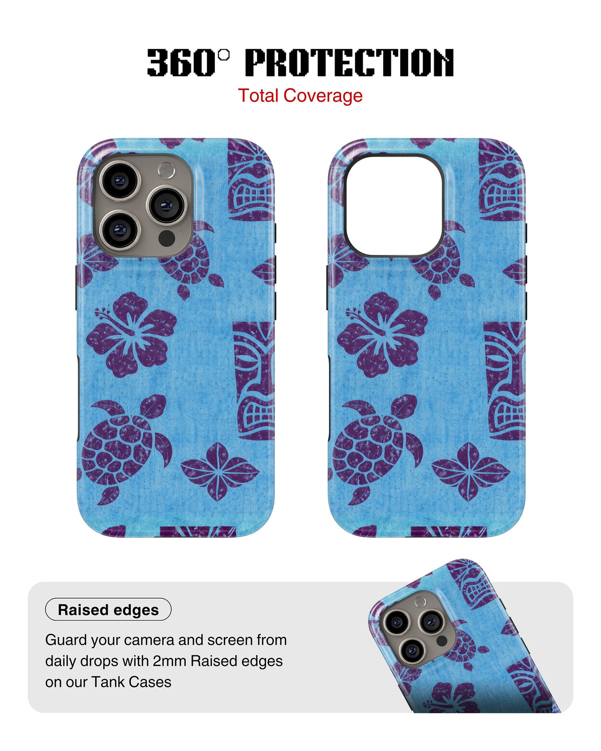 iPhone 16 Pro Tank Case | Girls Aesthetics (Island Tiki)