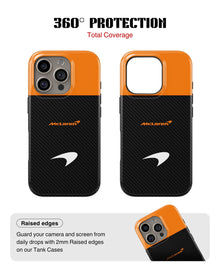 iPhone 16 Pro Max Tank Case | Formula 1 (McLaren Carbon)