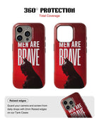 iPhone 16 Pro Tank Case | Superhero (Men are Brave)