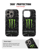 iPhone 16 Pro Tank Case | Modernism (Neon Beast)