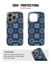 iPhone 16 Pro Tank Case | Textures (Nordic Frost)