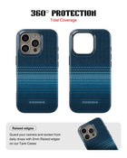 iPhone 16 Pro Max Tank Case | Textures (Ocean Stitch)