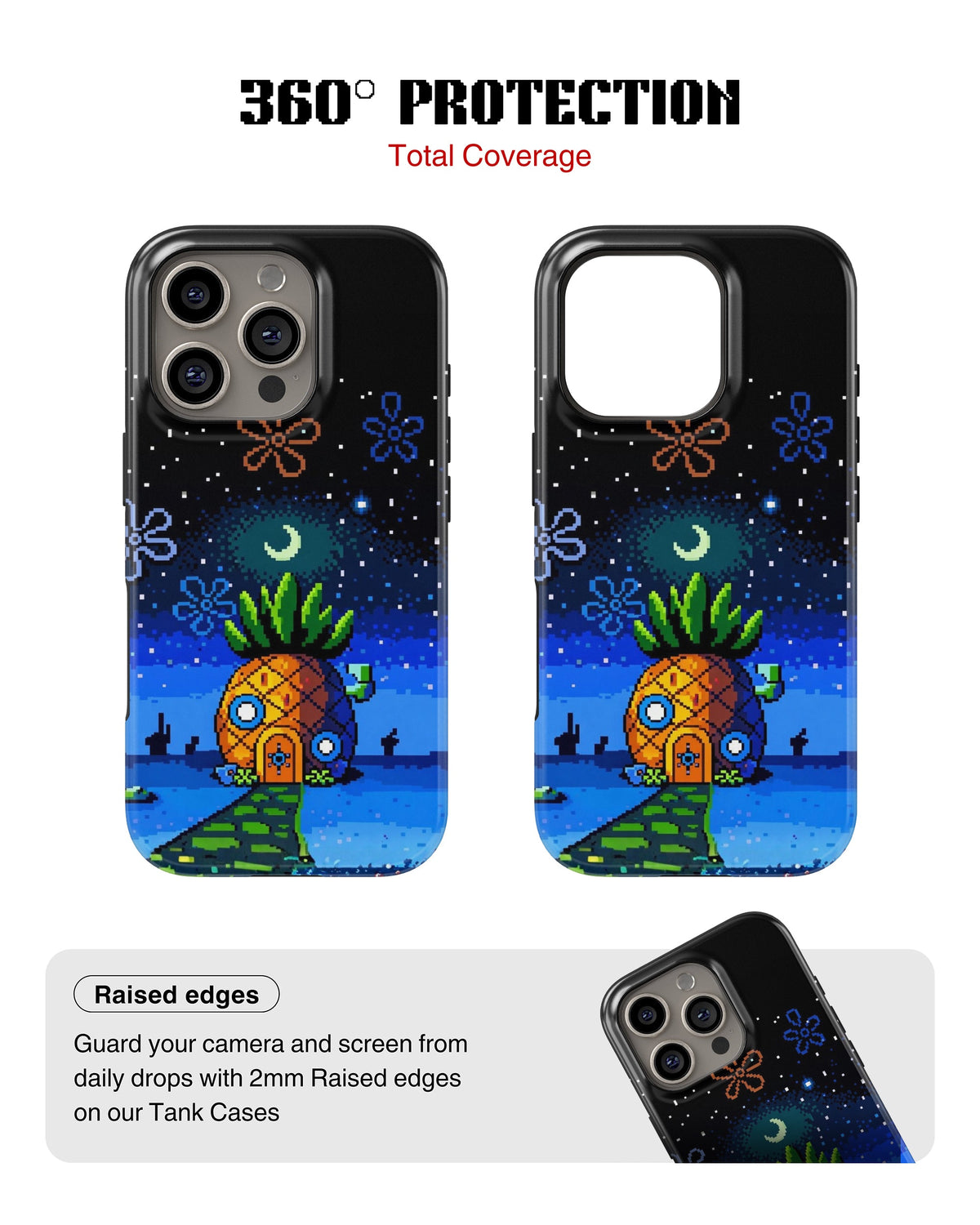 iPhone 16 Pro Tank Case | Modernism (Pineapple Dreams)