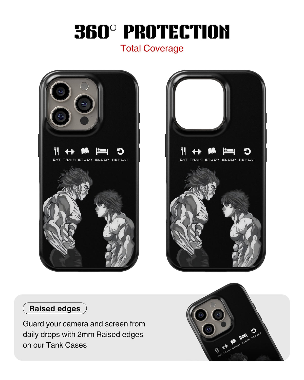 iPhone 16 Pro Tank Case | Anime (Relentless)