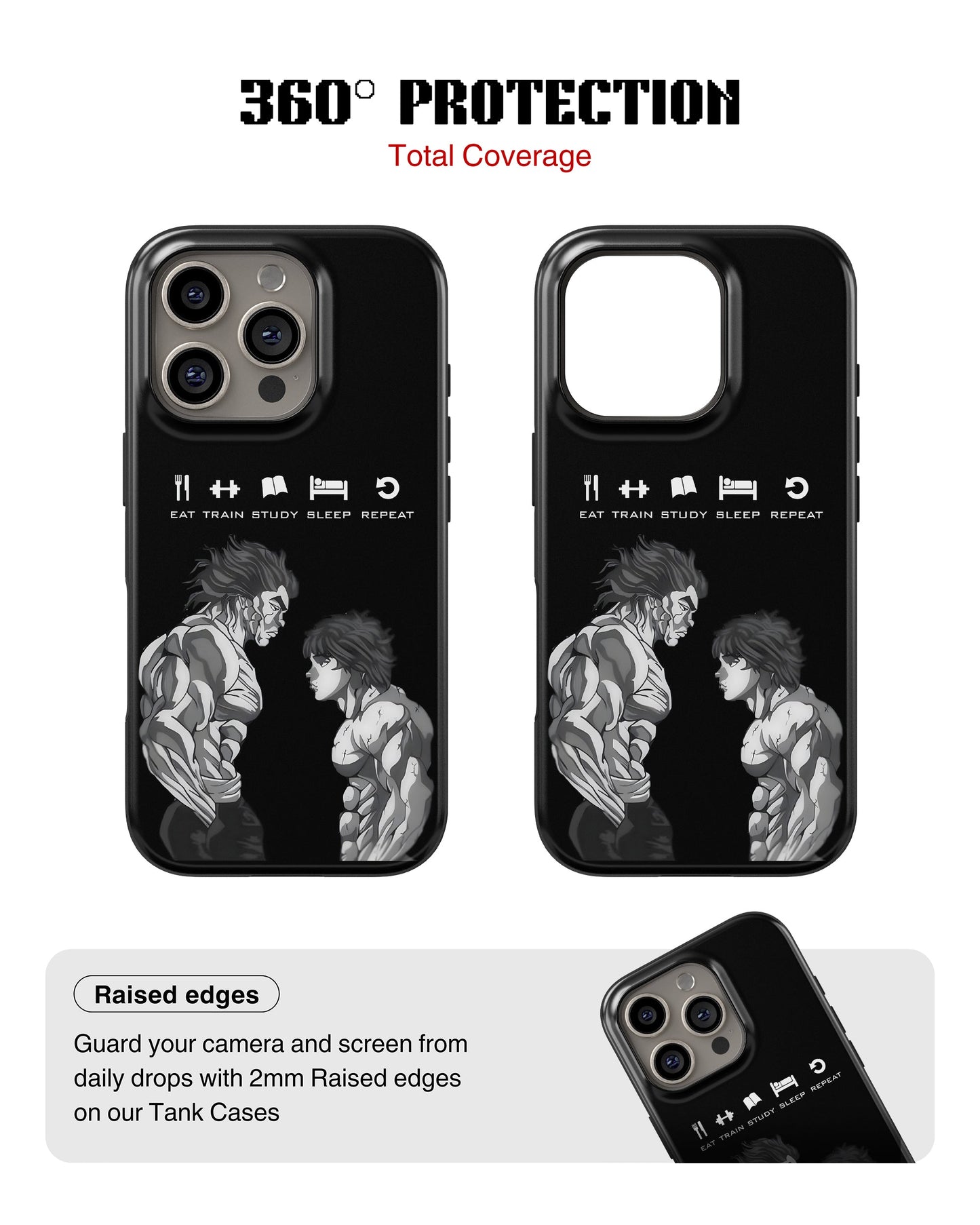 iPhone 16 Pro Tank Case | Anime (Relentless)