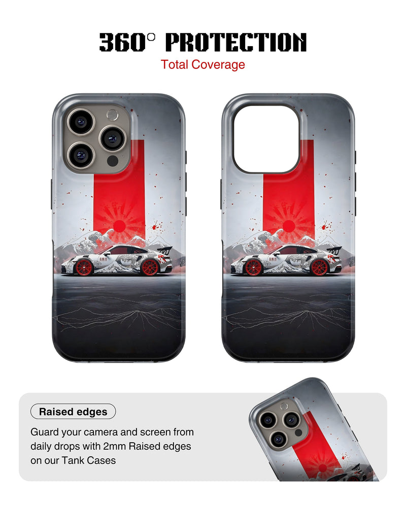 iPhone 16 Pro Tank Case | Sports Car (Rising Apex)