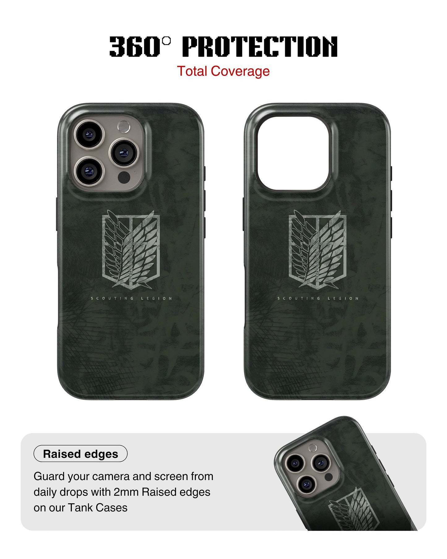 iPhone 16 Pro Tank Case | Anime (Scouting Wings)