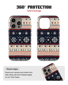 iPhone 16 Pro Tank Case | Textures (Snowfall Classic)