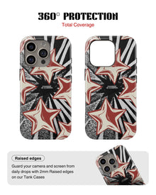 iPhone 16 Pro Max Tank Case | Modernism (Star Surge)