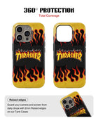 iPhone 16 Pro Max Tank Case | Modernism (Thrasher Flame)
