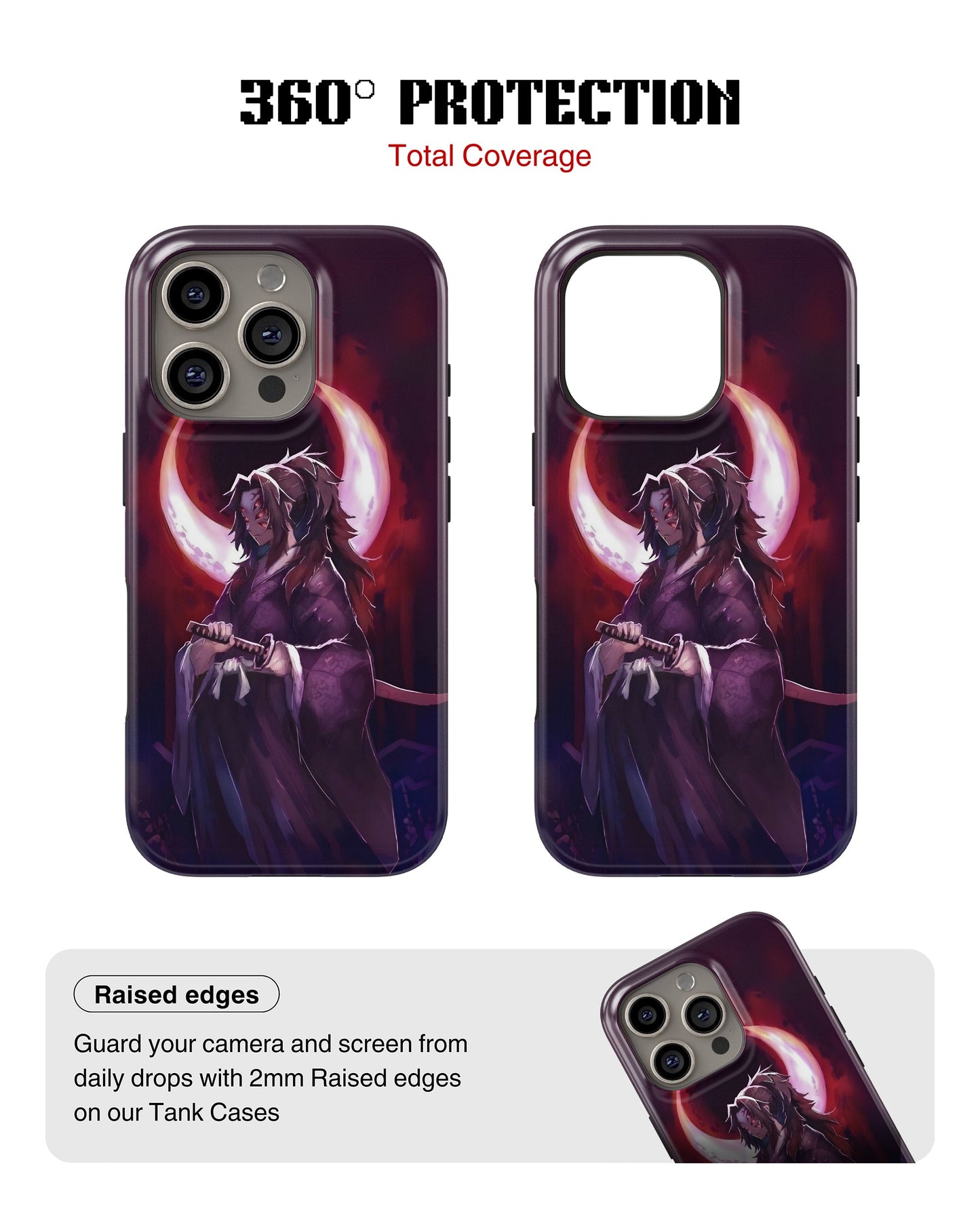 iPhone 16 Pro Tank Case | Anime (Upper Moon One)