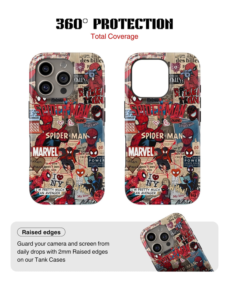 iPhone 16 Pro Tank Case | Superhero (Web Diaries)