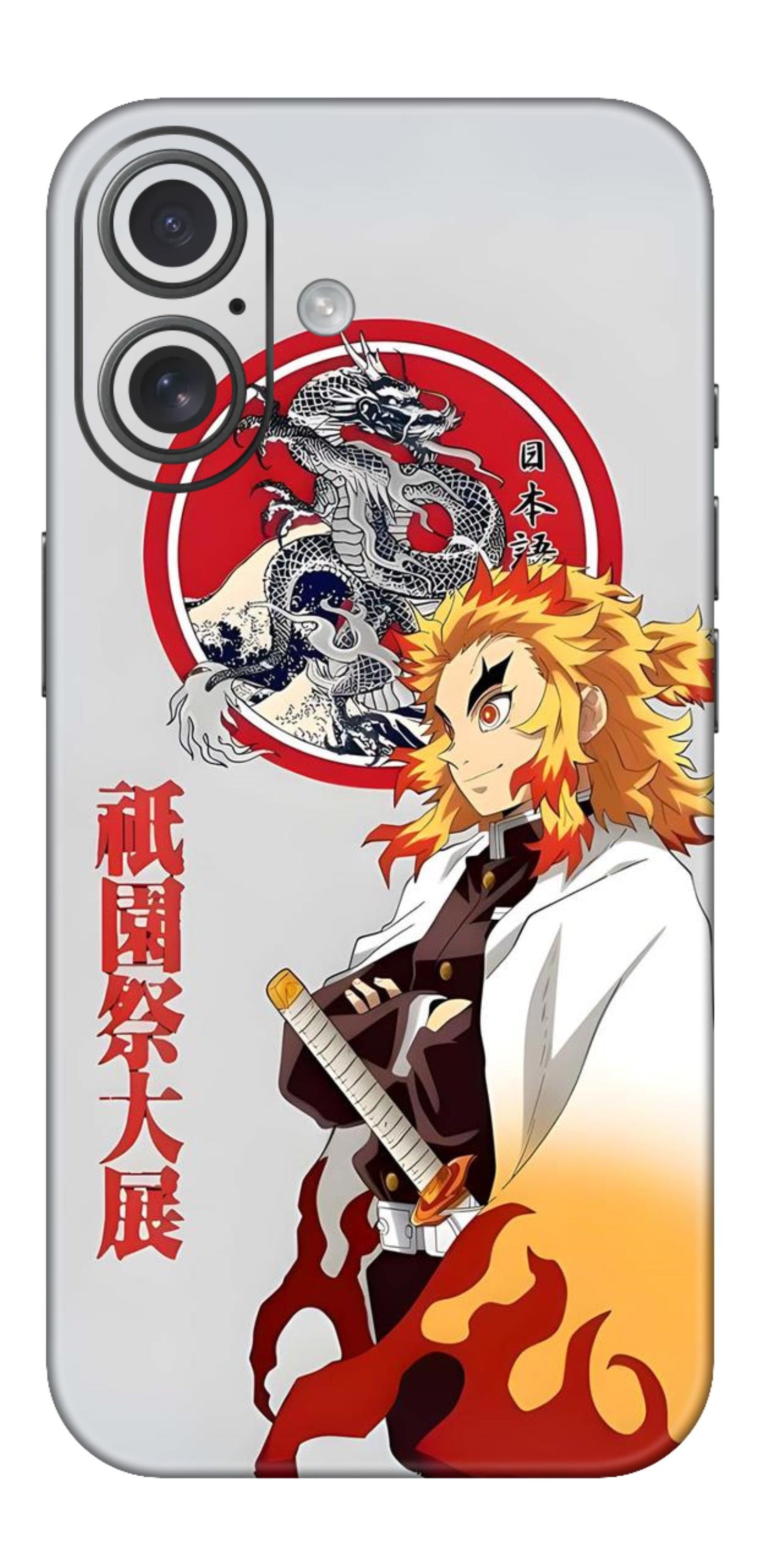 iPhone 16 Skins and Wraps - Demon Slayer Collection