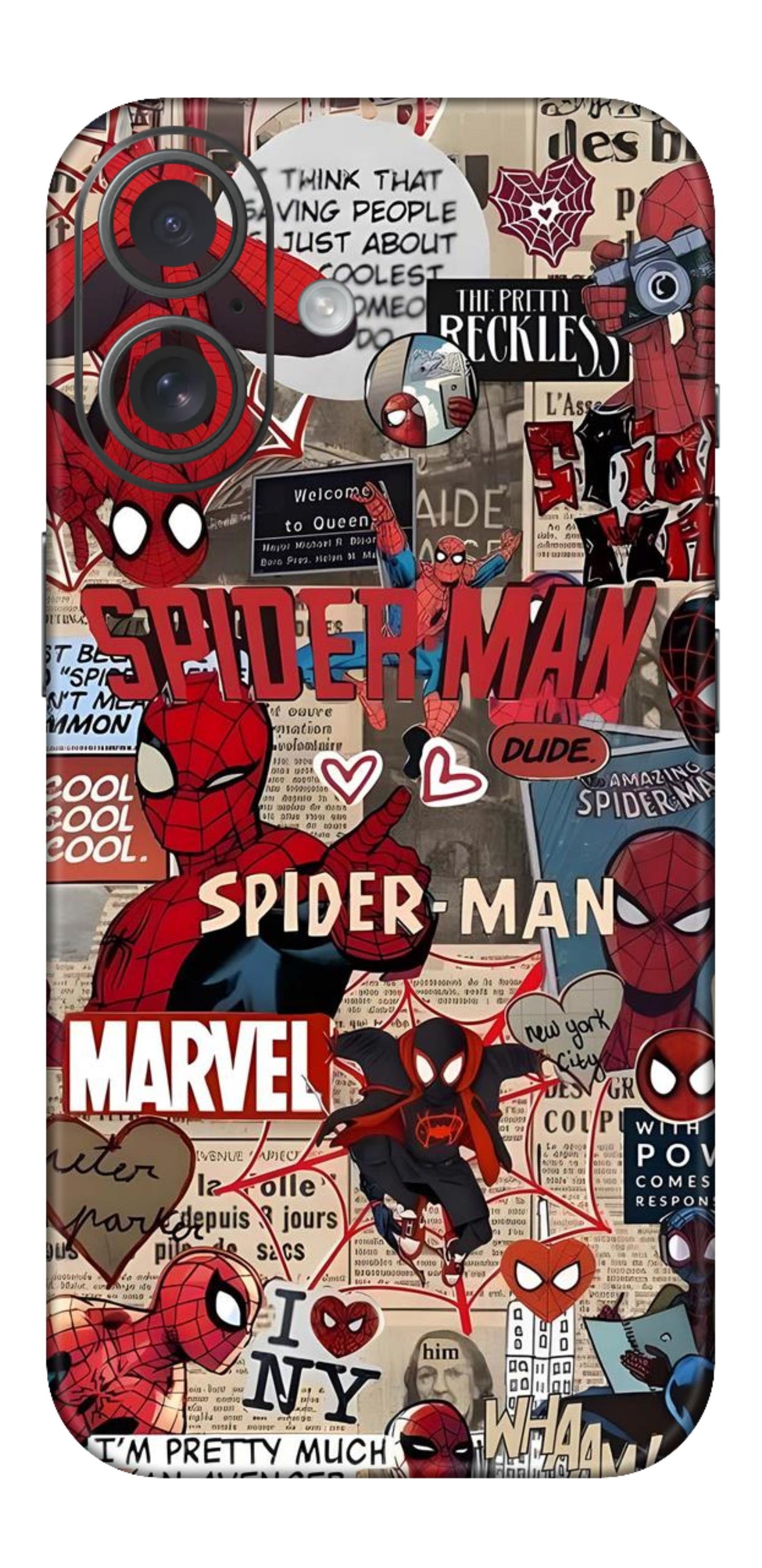 iPhone 16 Skins and Wraps - Marvel Collection