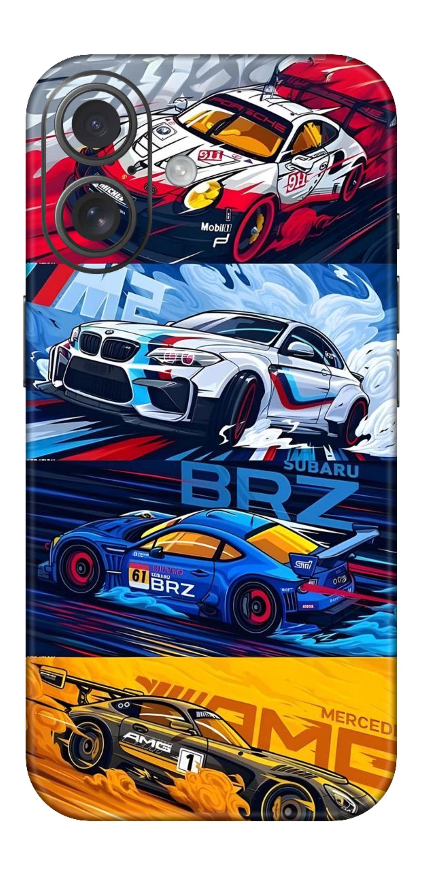 iPhone 16 Skins and Wraps - Sports Car Collection