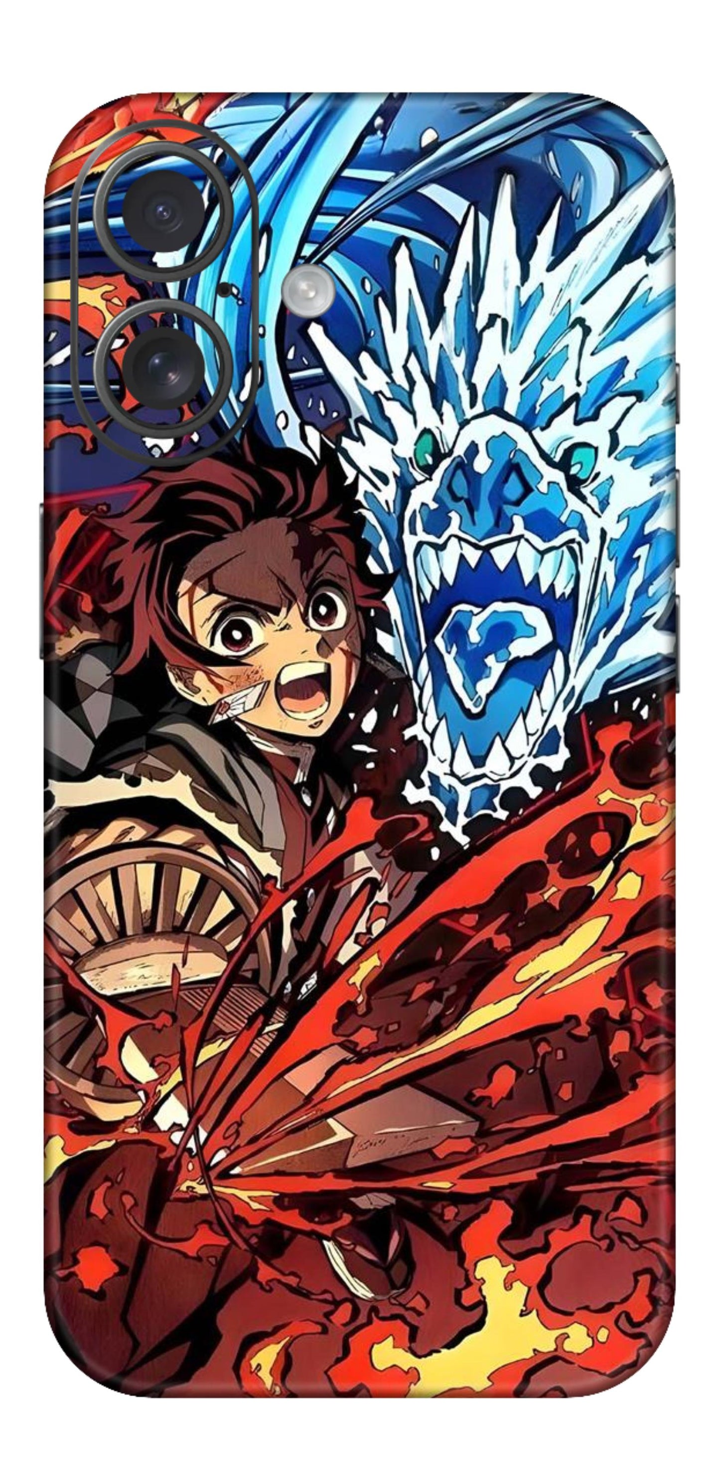 iPhone 16 Skins and Wraps - Demon Slayer Collection