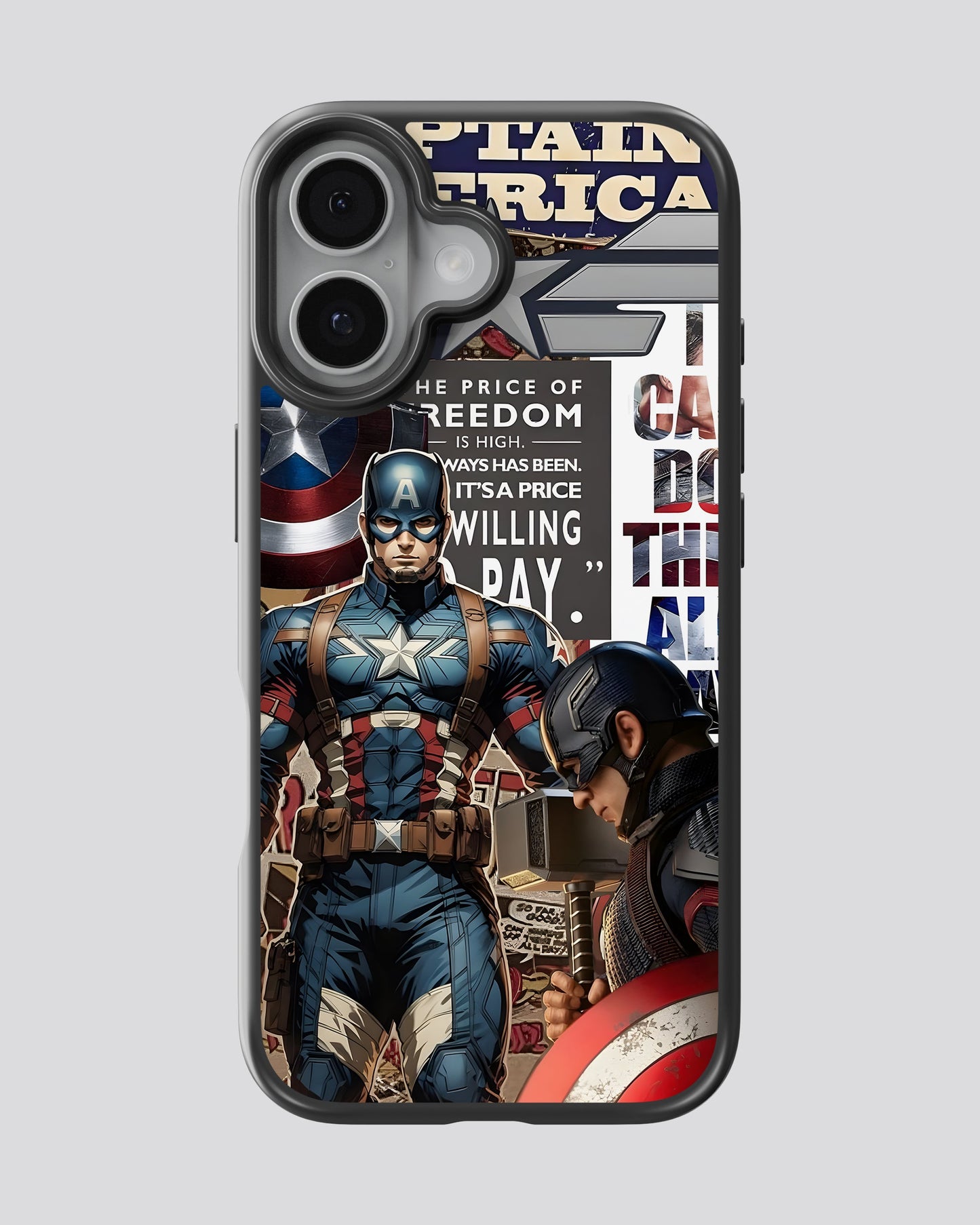 Marvel Glass Mobile Cover