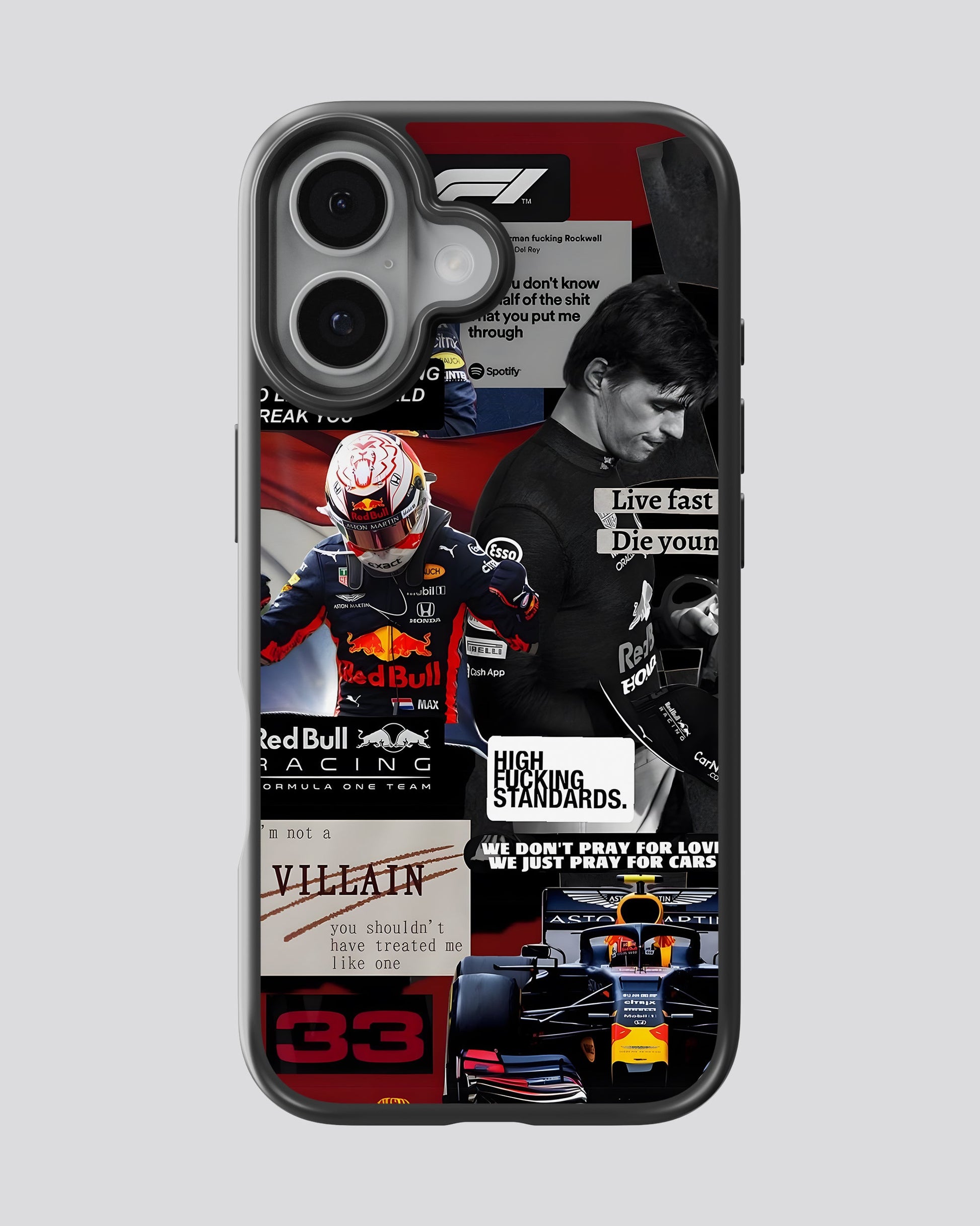 Formula 1 Glass Mobile Cover