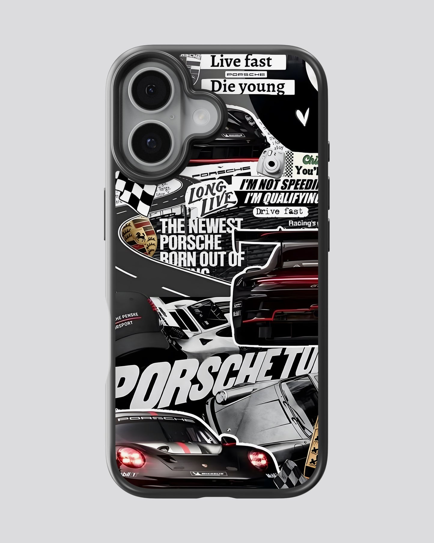 Sports Car Glass Mobile Cover