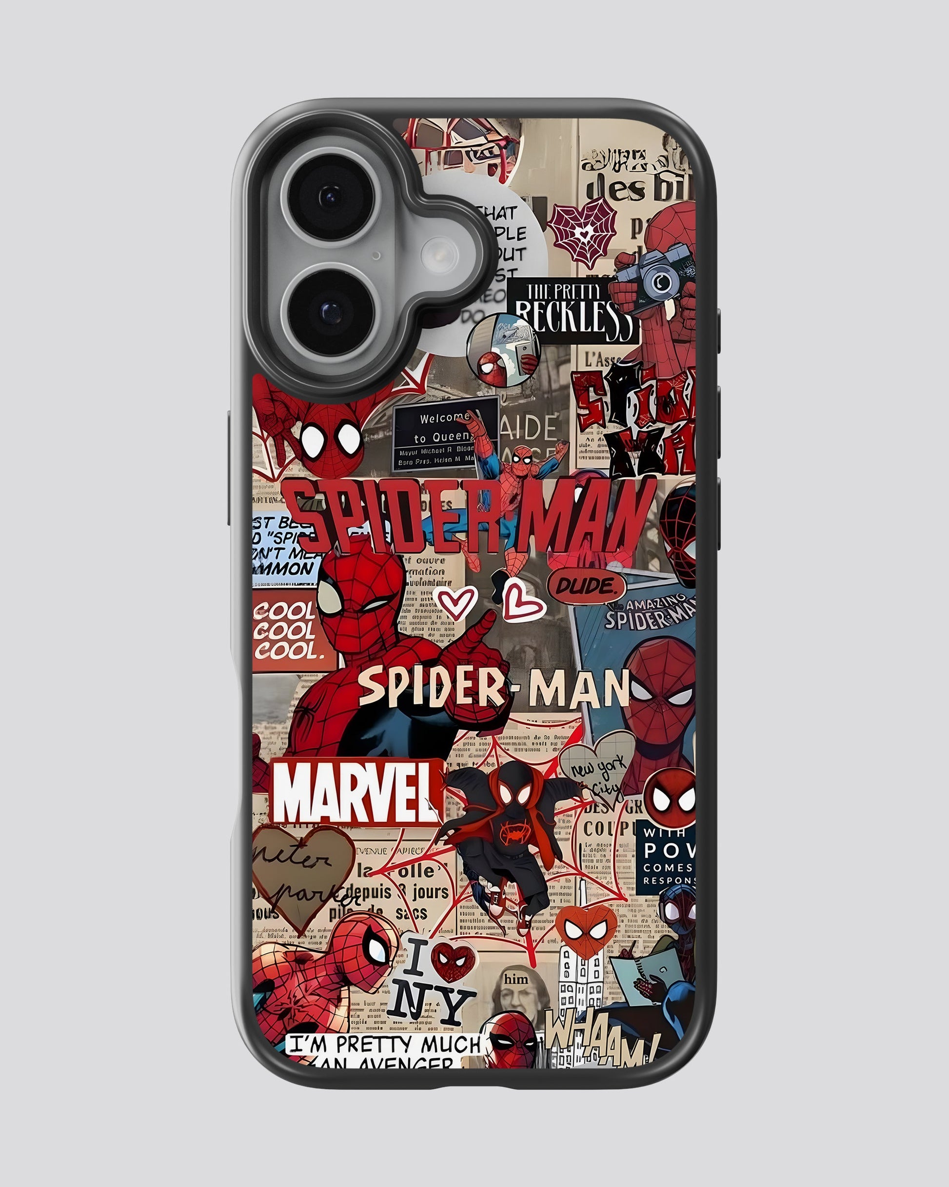 Marvel Glass Mobile Cover