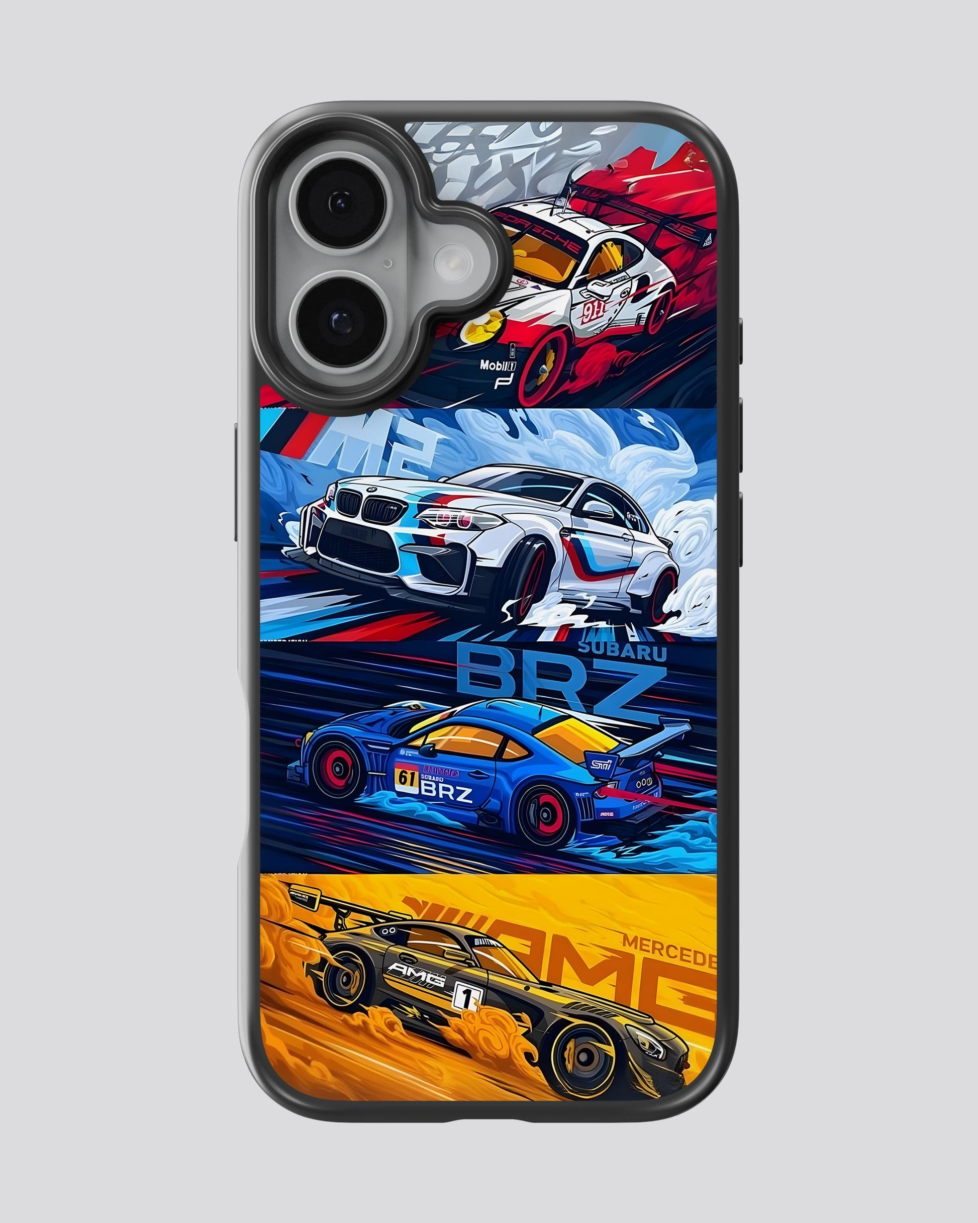 Sports Car Glass Mobile Cover