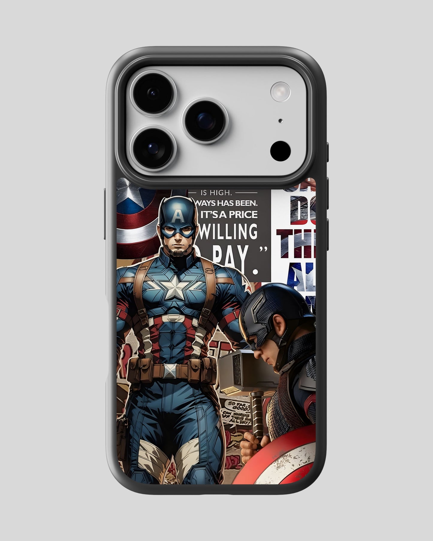 Marvel Glass Mobile Cover