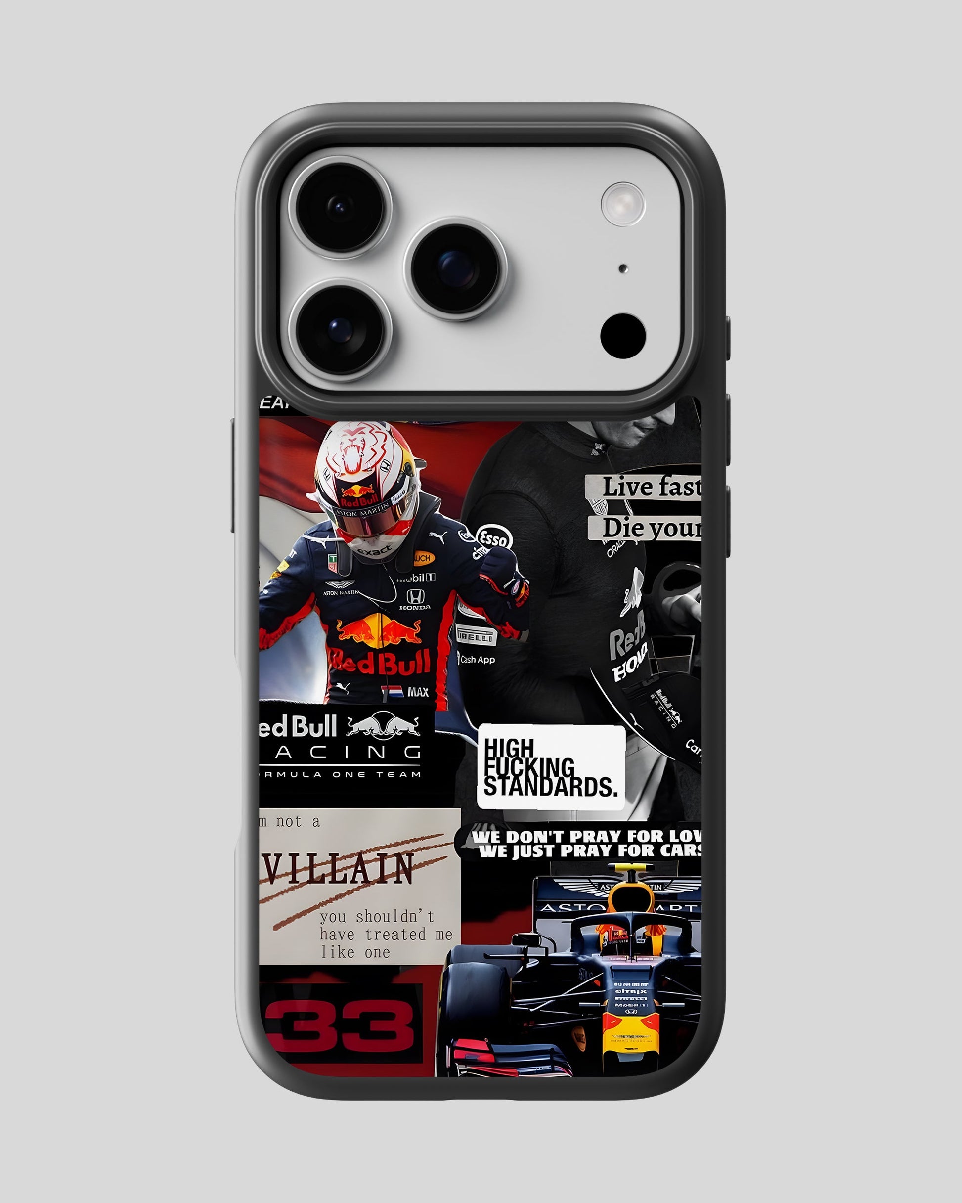Formula 1 Glass Mobile Cover