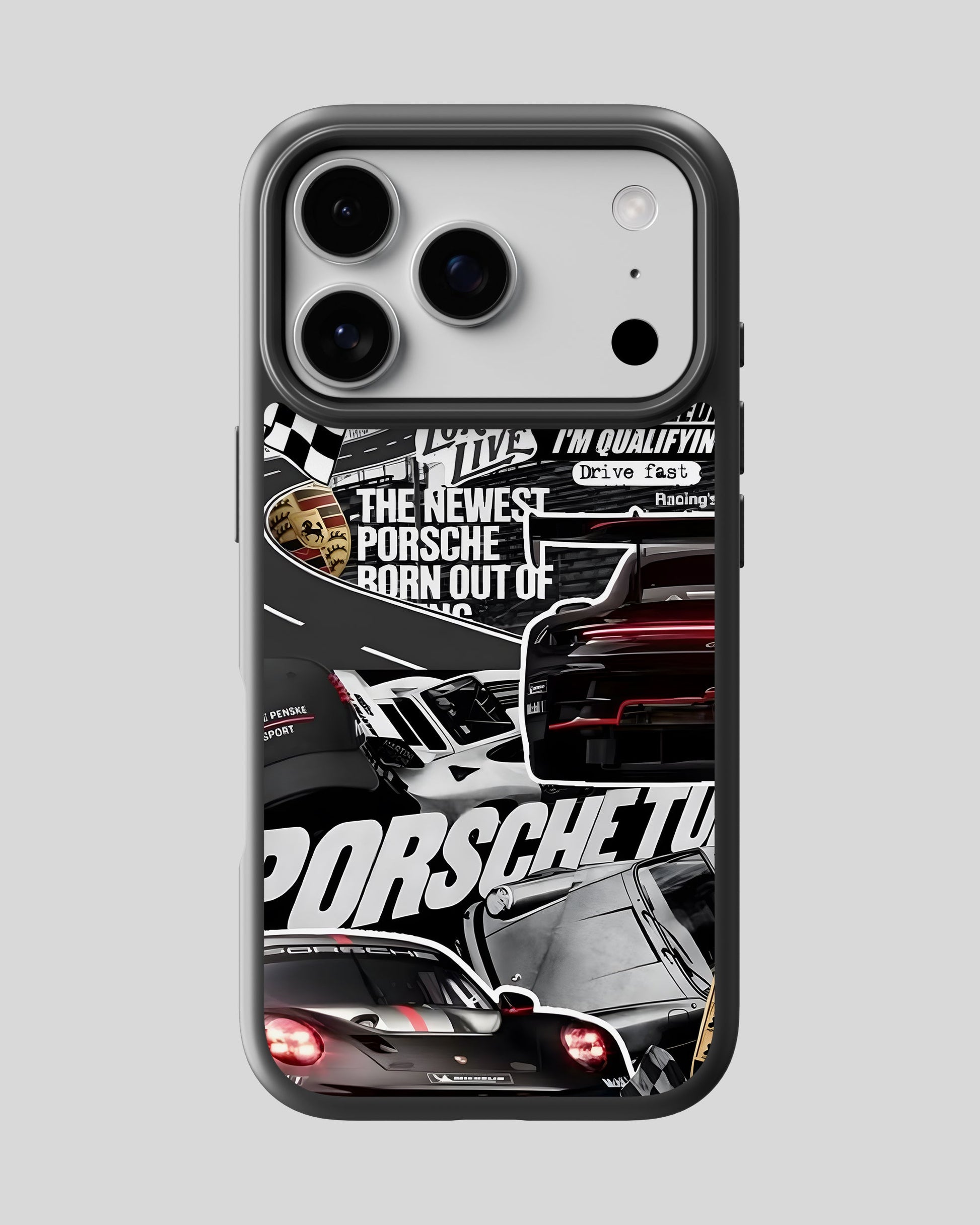 Sports Car Glass Mobile Cover