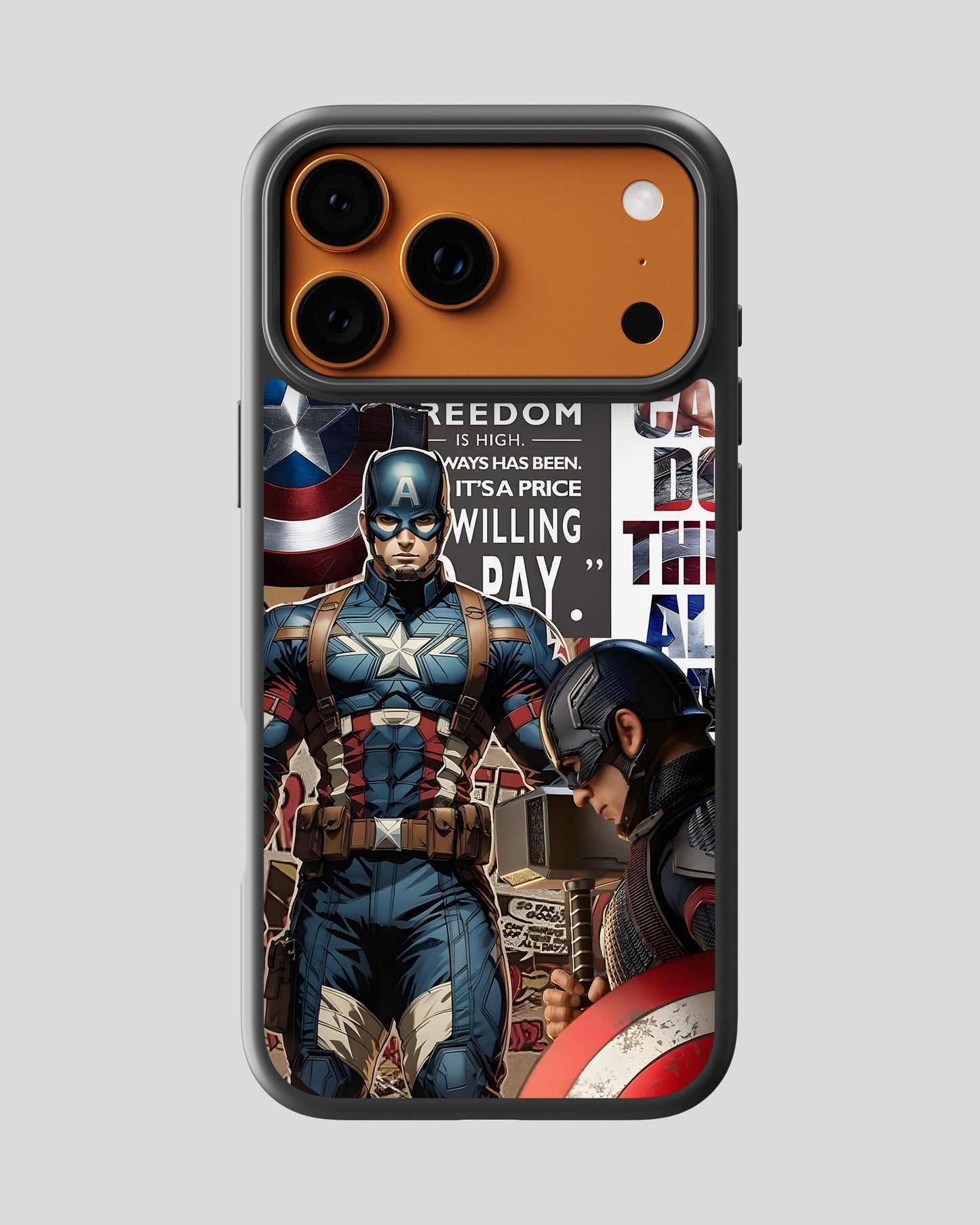 Marvel Glass Mobile Cover